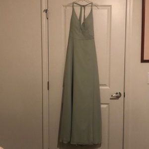 Azazie Davis in Dusty Sage size A10